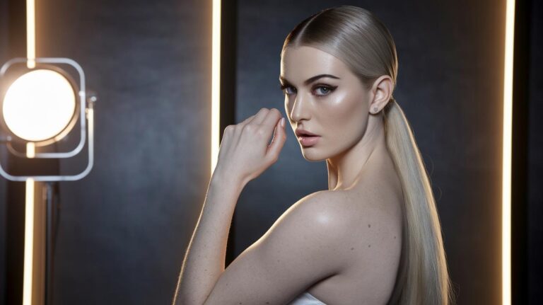 Glam Hair Shines With Polished Chic Style