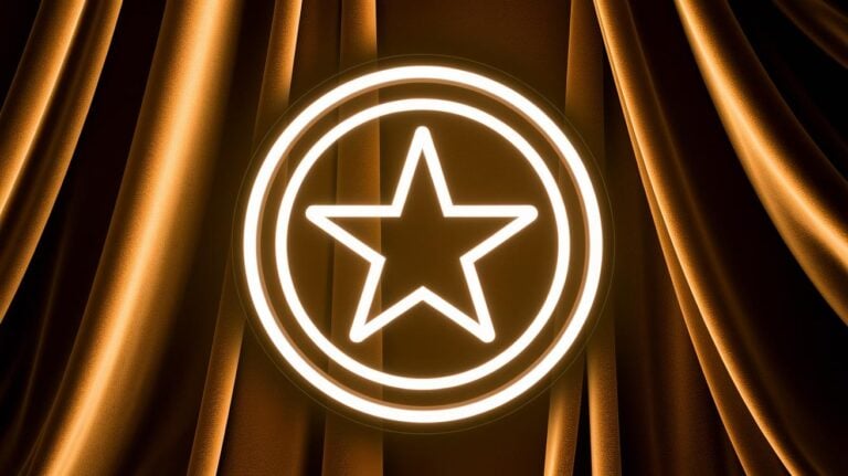 Star Icon Radiates Bold Creative Magic